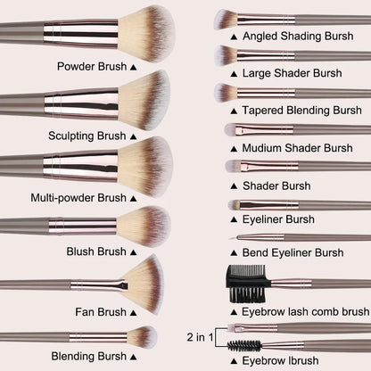 20Pcs Makeup Brush Set